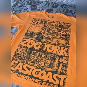 Zoo York T-Shirt - NYC 5 Boroughs East Coast Subway Graffiti T-Shirt Size XL